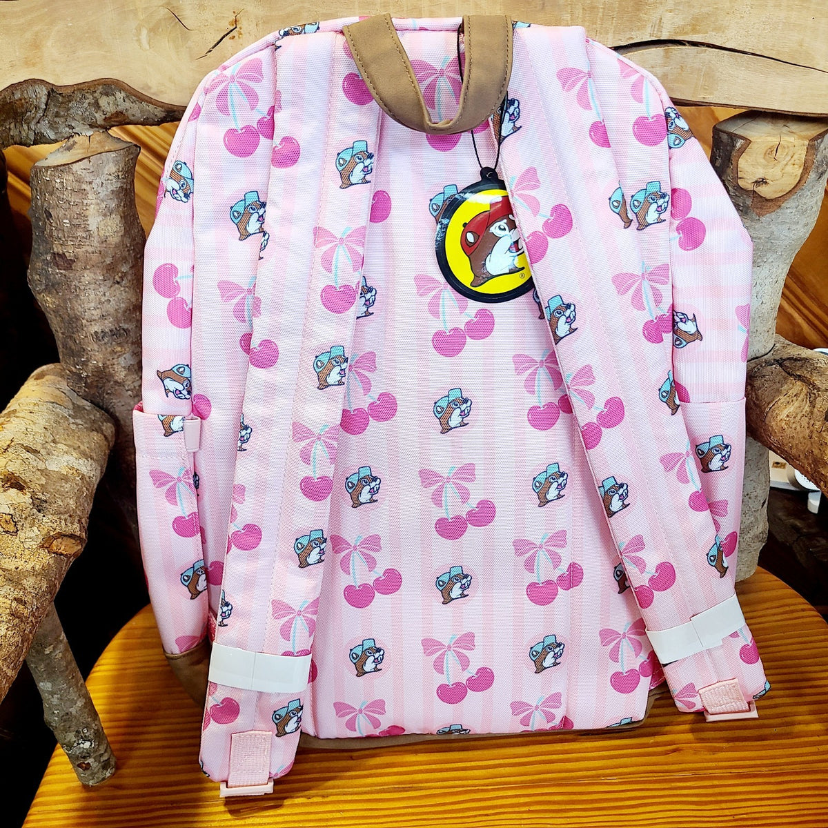 2026 Buc-ee’s Pink Bow & Cherry Backpack & Yukon Tumbler 40oz Bucees Cherries