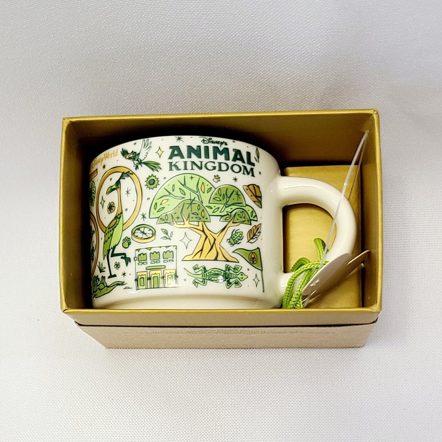 Disney Parks 50th Anniversary Animal Kingdom Been There ORNAMENT Mug Starbucks