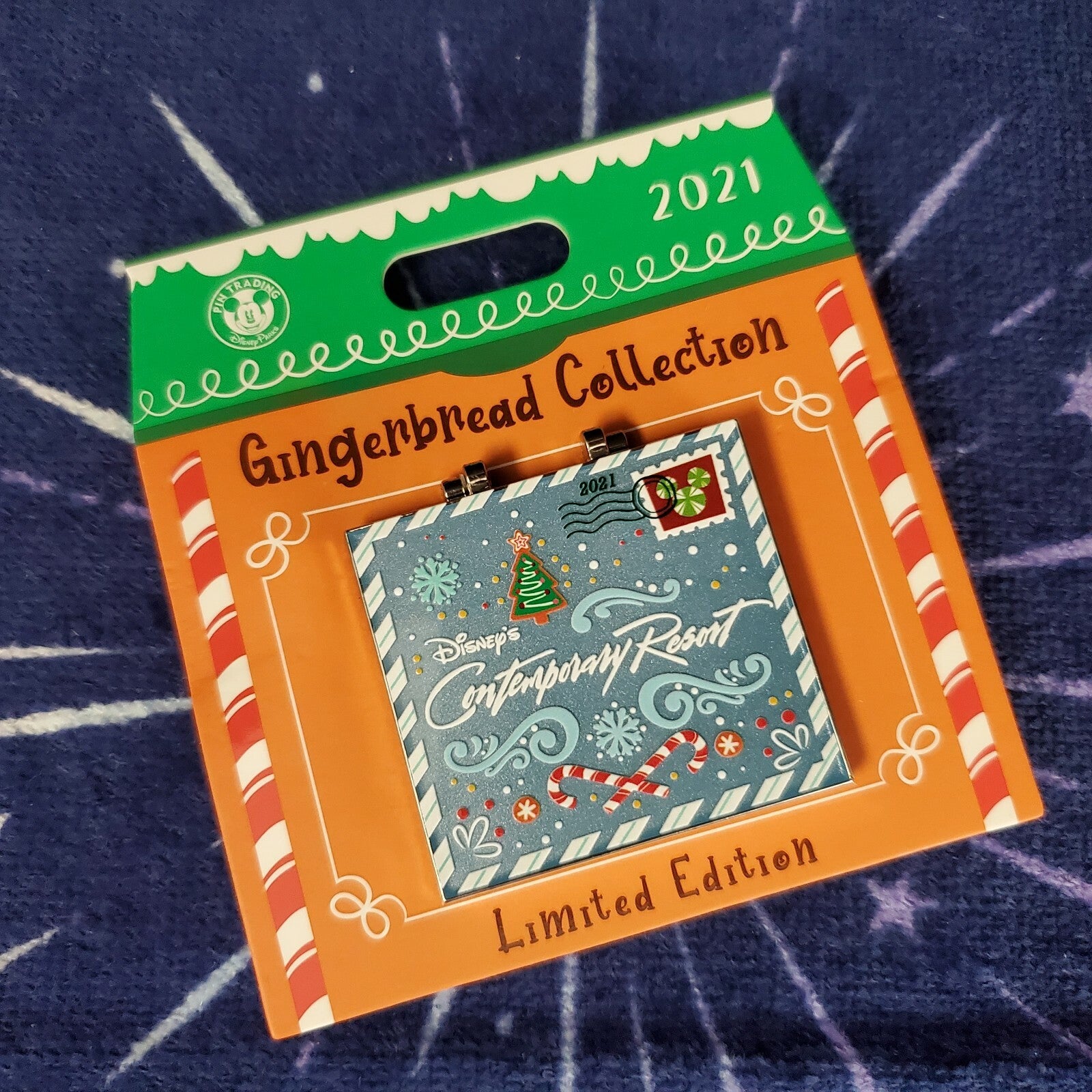 *3 Pin Contemporary Gingerbread Set* 2019, 2020 2021 Disney Christmas Cinderella