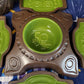 Walt Disney World Polynesian 50th Anniversary Pineapple Serving Set Chip Dip Jar