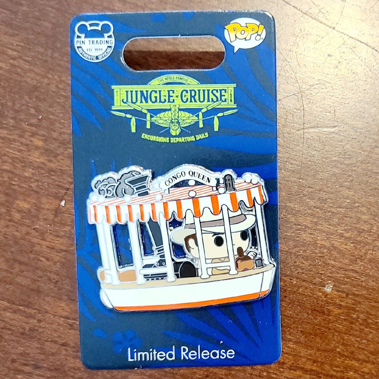 Disney Park 2020 Jungle Cruise Skipper Live Action Pop Funko Pin Limited Release