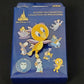 *COMPLETE SET 10 Pins* Walt Disney World Park 50th Anniversary Mystery PLUS Bag