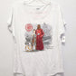 LARGE Woman 2021 Disney Parks Star Wars Family Life Day Harmony Chewbacca Shirt