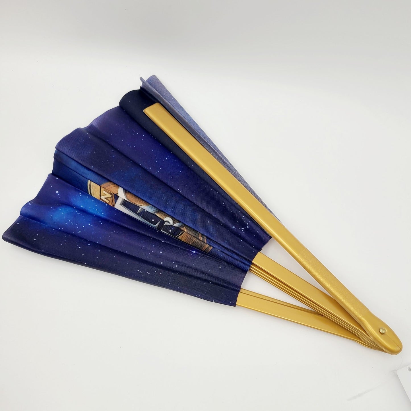 *Hand Fan* 2025 Universal Studios EPIC Universe Orlando Approx 25" NEW Blue Gold