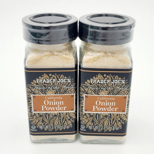 *2 Pack* Trader Joe's California Onion Powder Jars