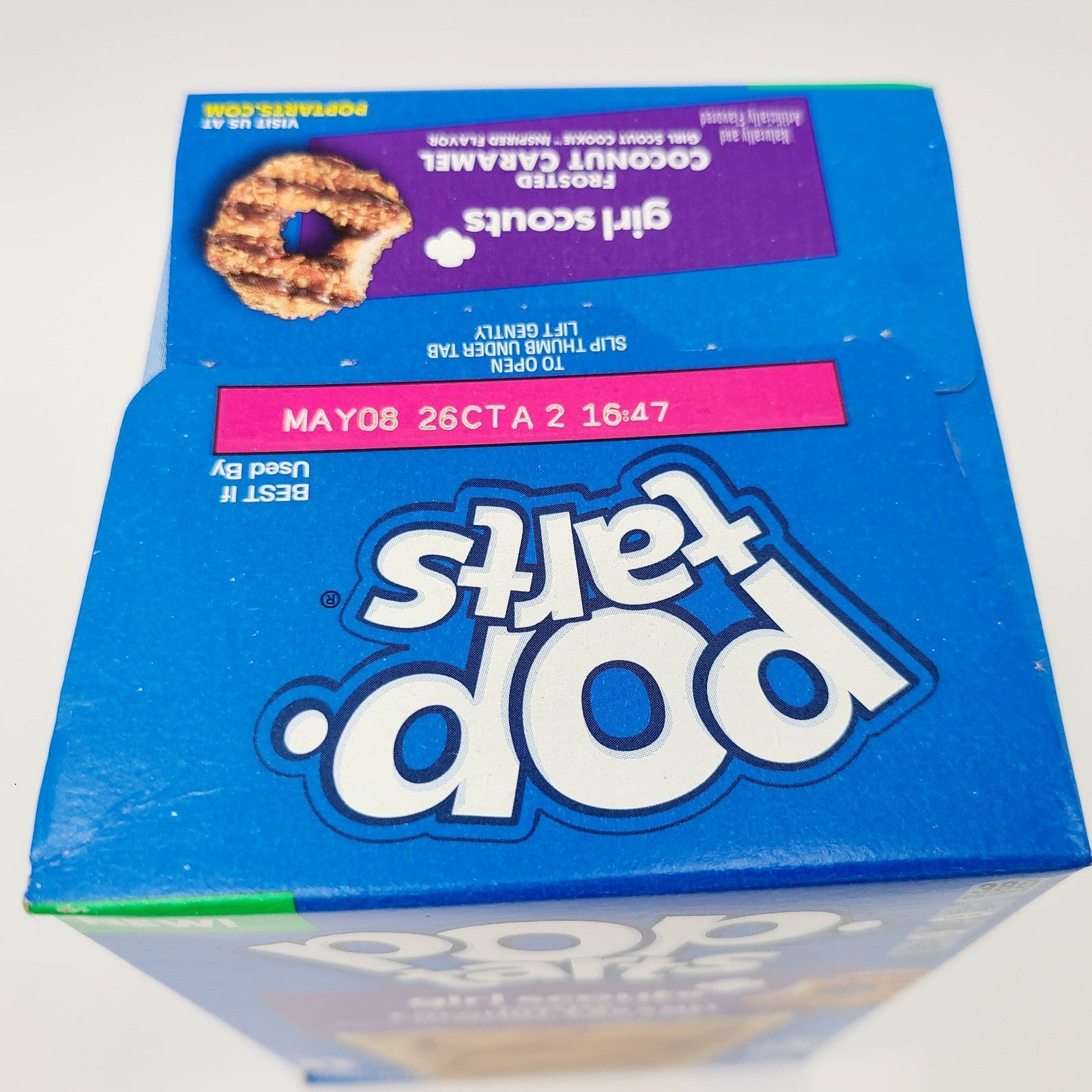 2 Boxes Pop-Tart Girl Scouts Cookie Thin Mints Coconut Caramel Limited Edition