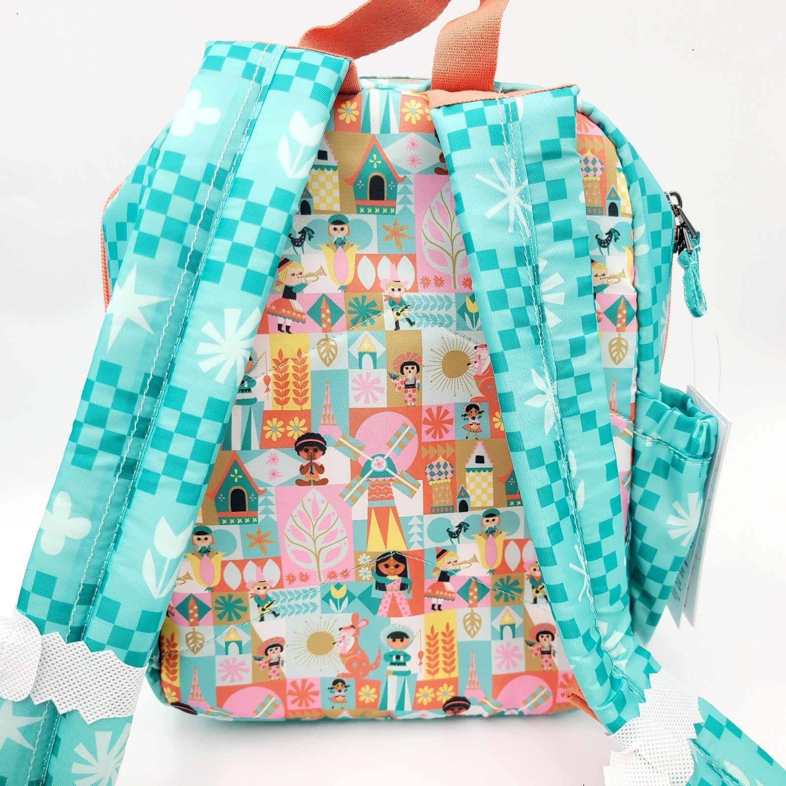 *Actual Placement* Walt Disney World Parks It’s A Small World Lug Bag Backpack
