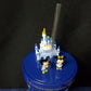 2022 Disney 50th Anniversary Mickey & Minnie Castle Cuties Metal Drink Tumbler