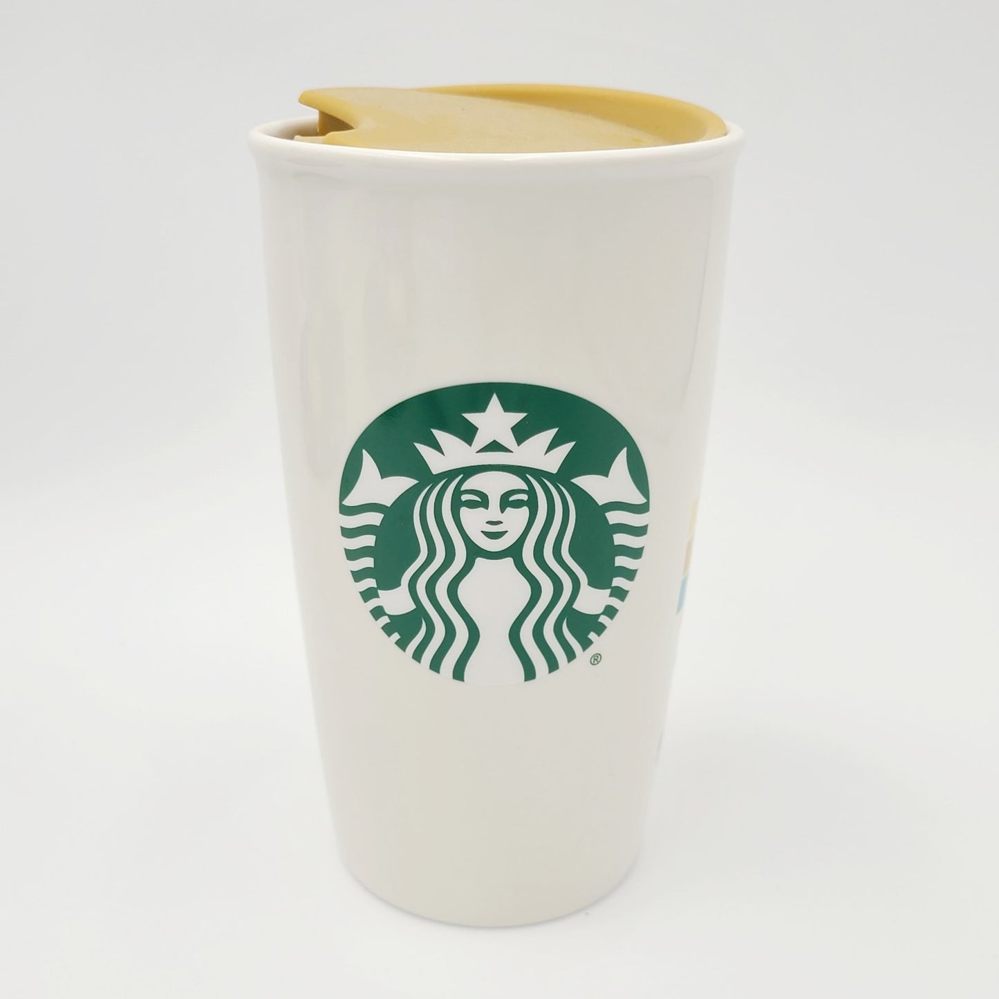 Disney Parks Hollywood Studios 50th Anniv Starbucks Ceramic Tumbler Retro Vault