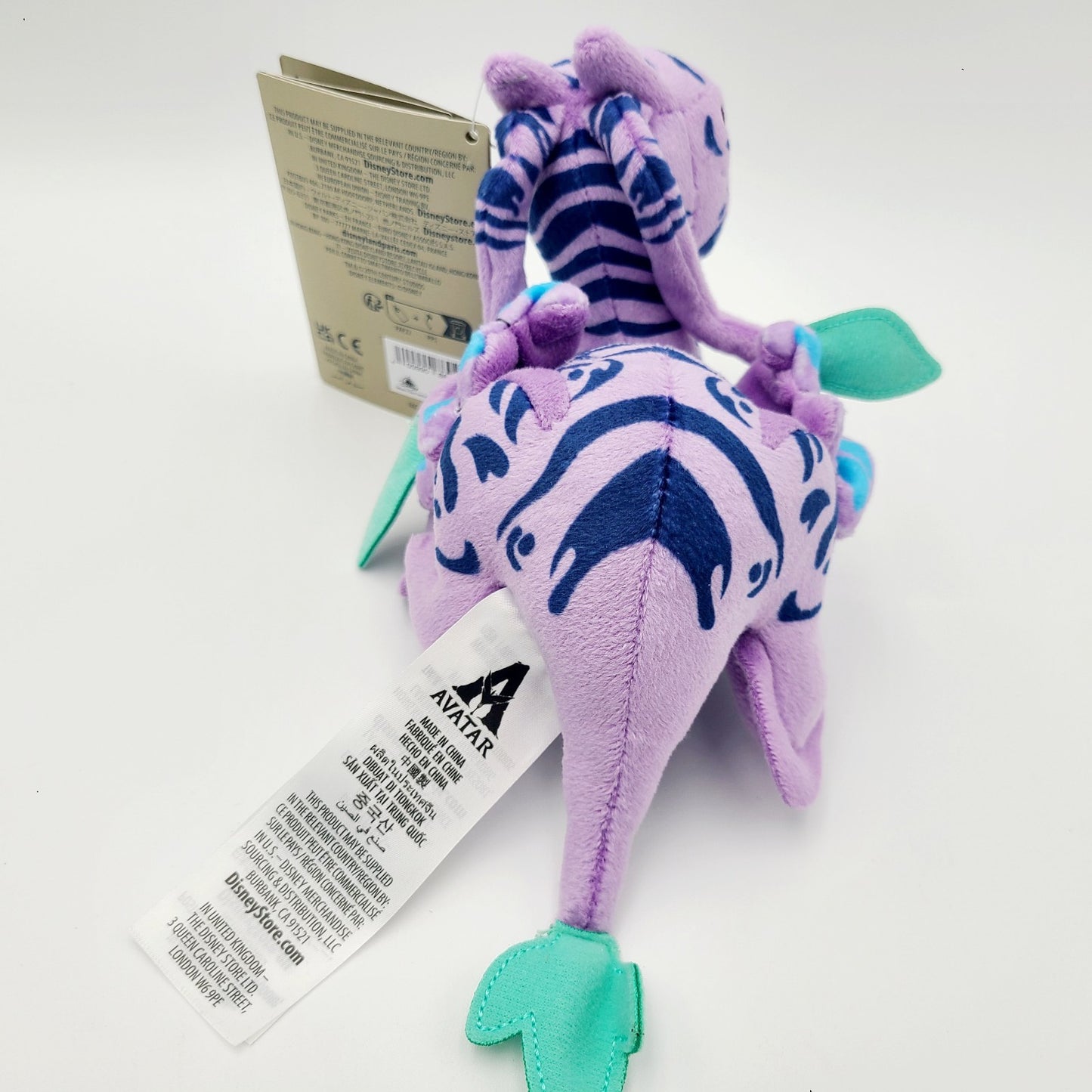Disney World Parks Avatar Pandora Purple Banshee Small Shoulder Plush Toy Animal