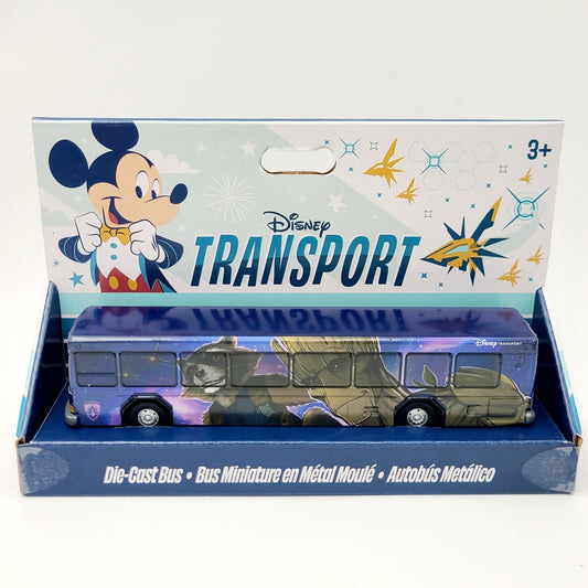 NEW 2025 Disney Parks Diecast Bus Transport Guardians Of The Galaxy Wrap Groot