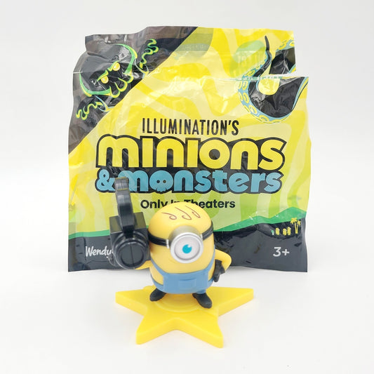 *James* 2026 Wendy’s Illuminations Minions & Monsters Happy Meal Figure Opened
