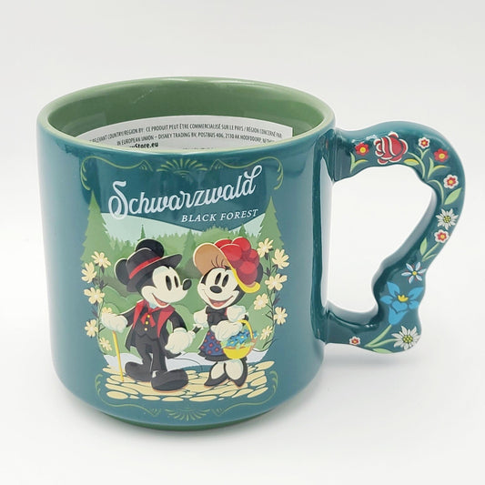 2025 Disney Parks Epcot Germany Black Forest Mickey Minnie Mouse Coffee Mug 16oz