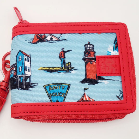 *Actual Wallet* Universal Studios Florida Jaws 50th Anniversary All Over Print
