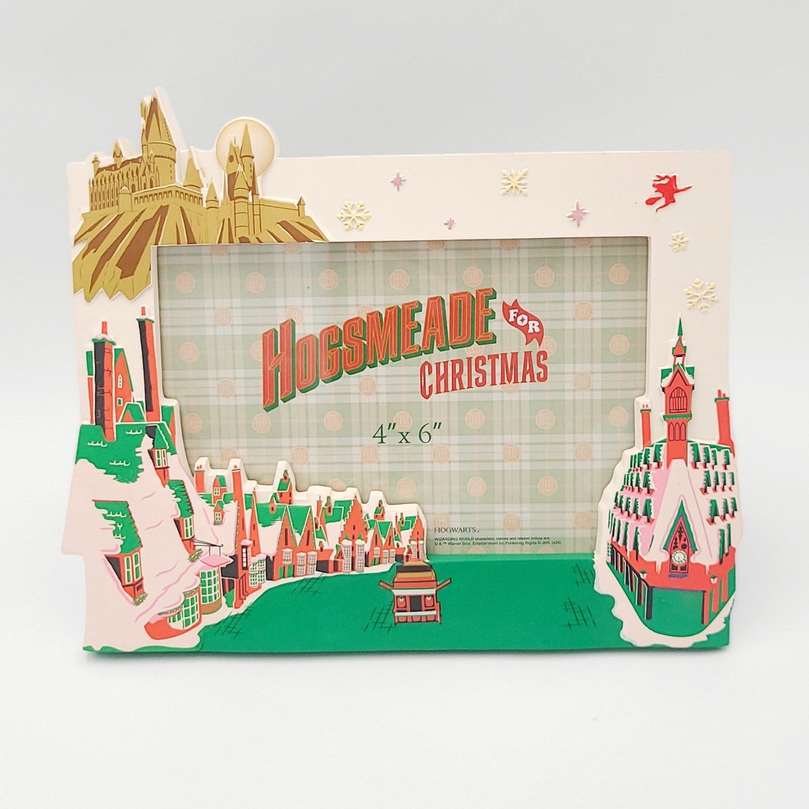 NEW Universal Studios Harry Potter World Hogsmeade Christmas Photo Picture Frame