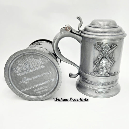 (1) Metal Stein EPIC Dark Universe Darkmoor Burning Blade Tavern Beer Universal