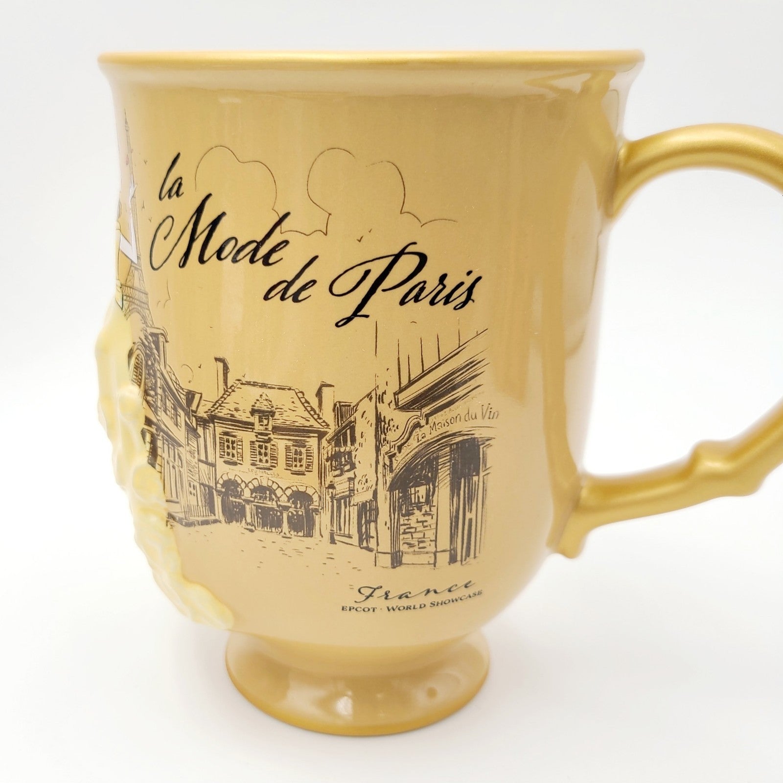 *Mug* Disney Parks EPCOT Paris France Mode de Paris Belle Coffee World Showcase