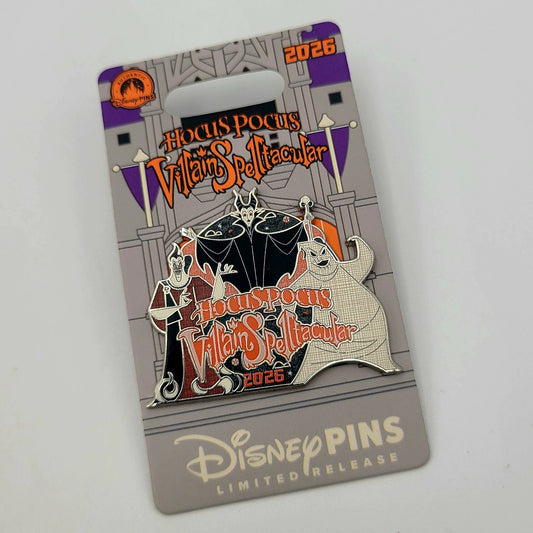 2026 Disney Parks Not So Scary Halloween Party Villains Maleficent Hades LR Pin