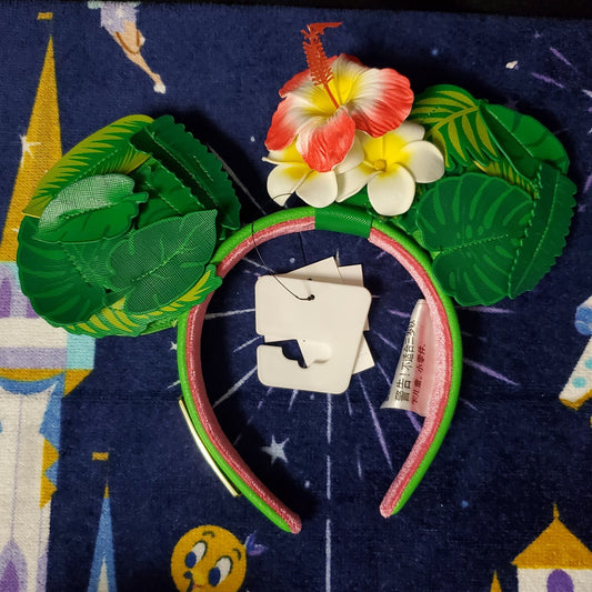 2021 Walt Disney World Loungefly Caribbean Beach Resort Tropical Minnie Ears NEW