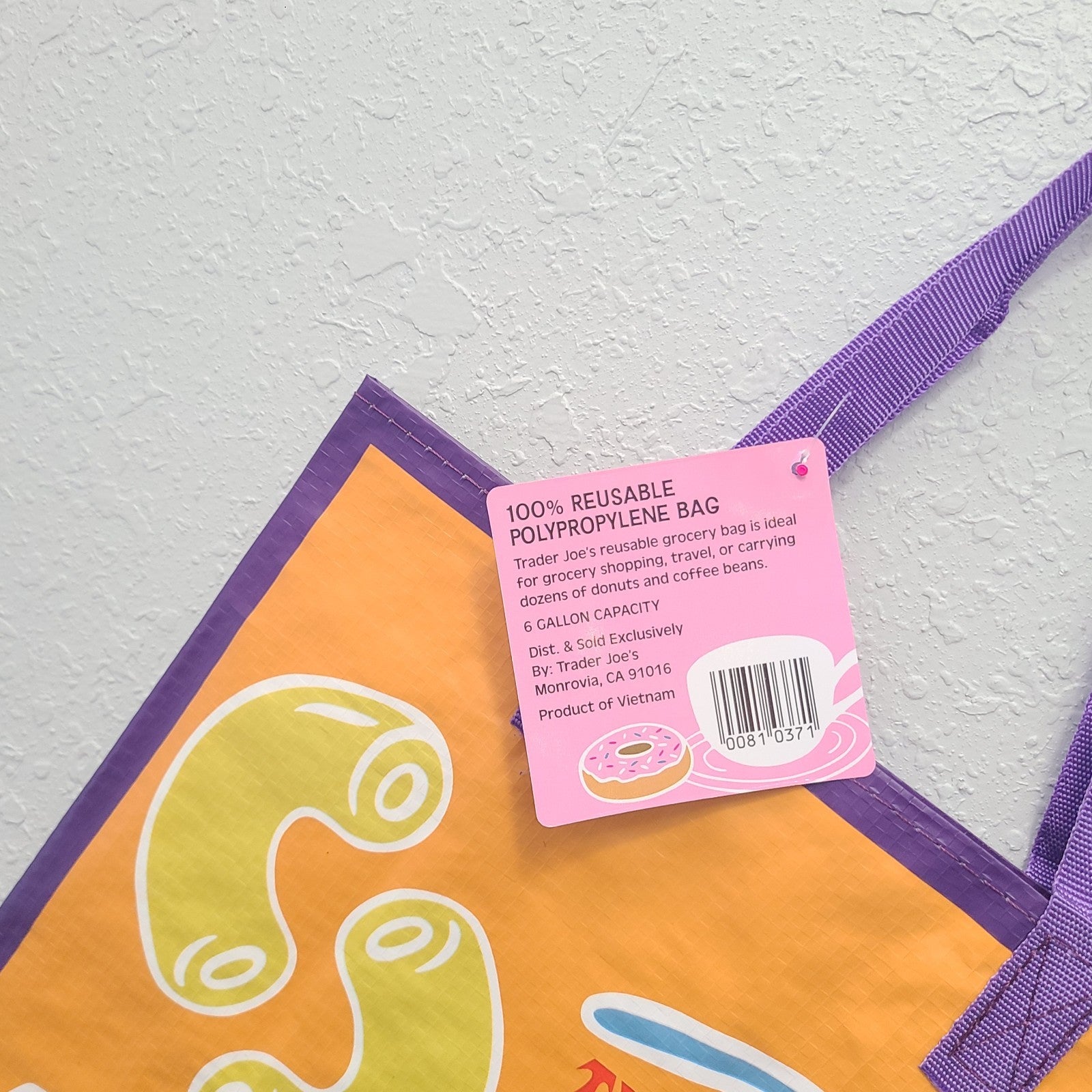 3 Bag Set! Trader Joe’s Reusable Florida Georgia Comfort Food Mac & Cheese Tote
