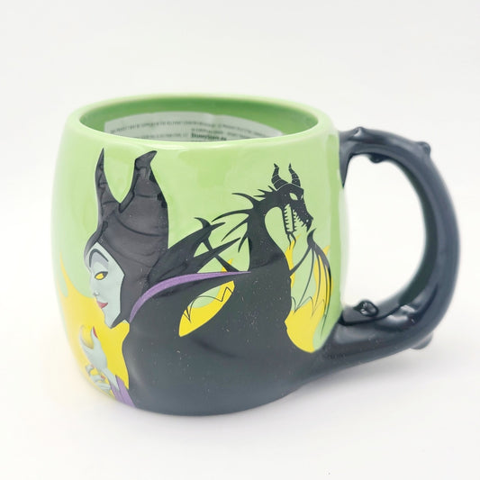 Disney Parks 2026 Sleeping Beauty Maleficent Dragon Ceramic 23oz Coffee Mug NEW