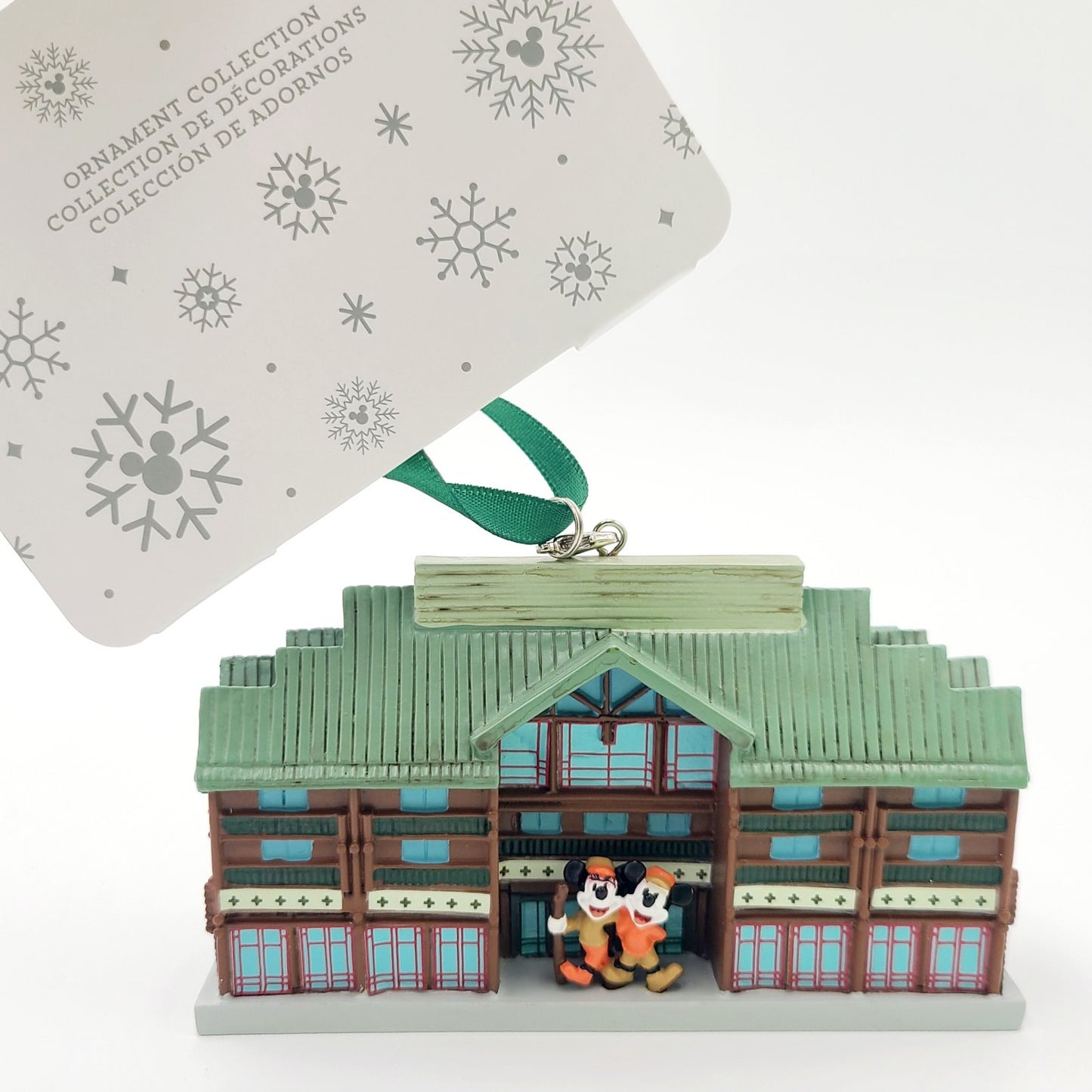 NEW Disney Parks Mickey & Minnie Mouse Wilderness Lodge Resort House Ornament