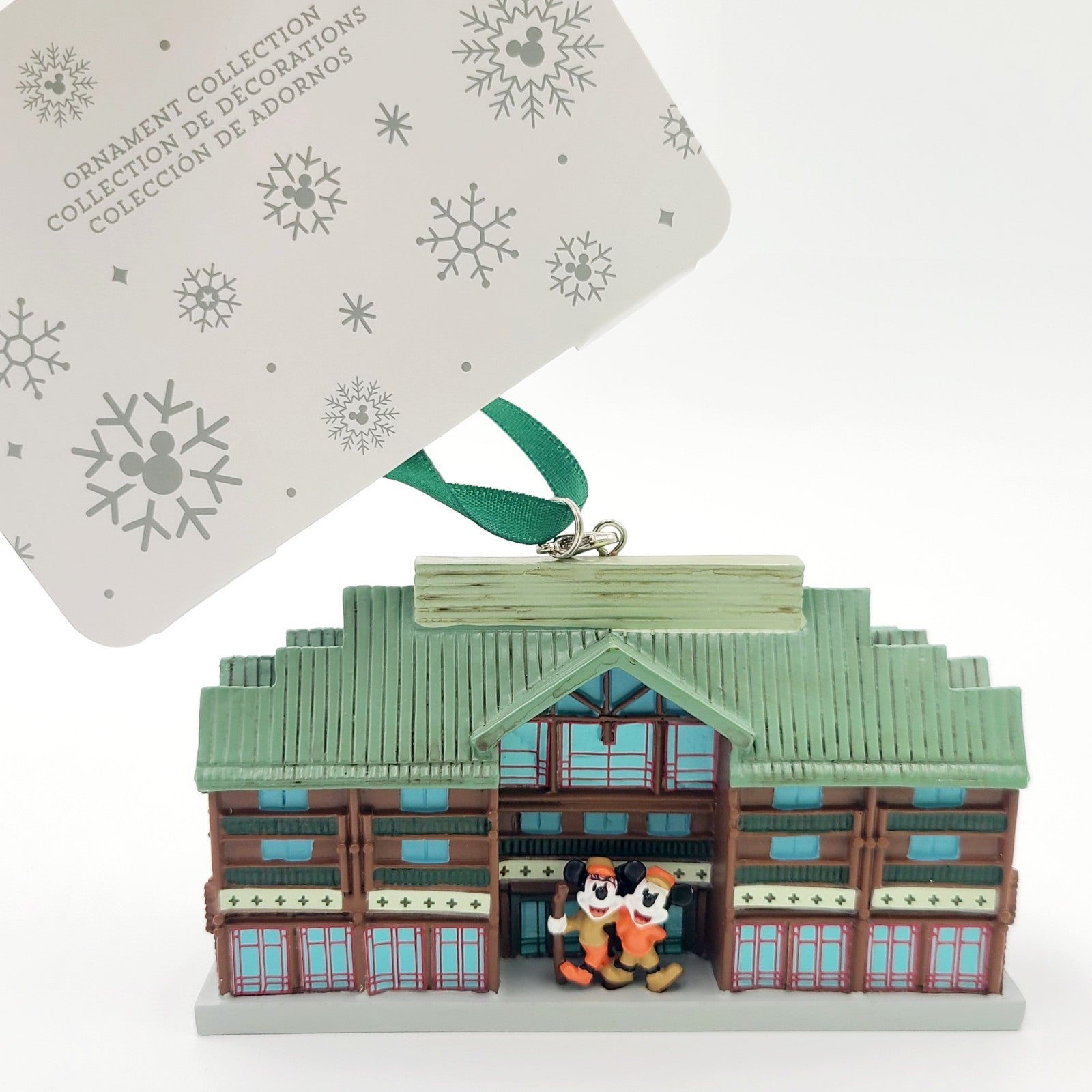 NEW Disney Parks Mickey & Minnie Mouse Wilderness Lodge Resort House Ornament