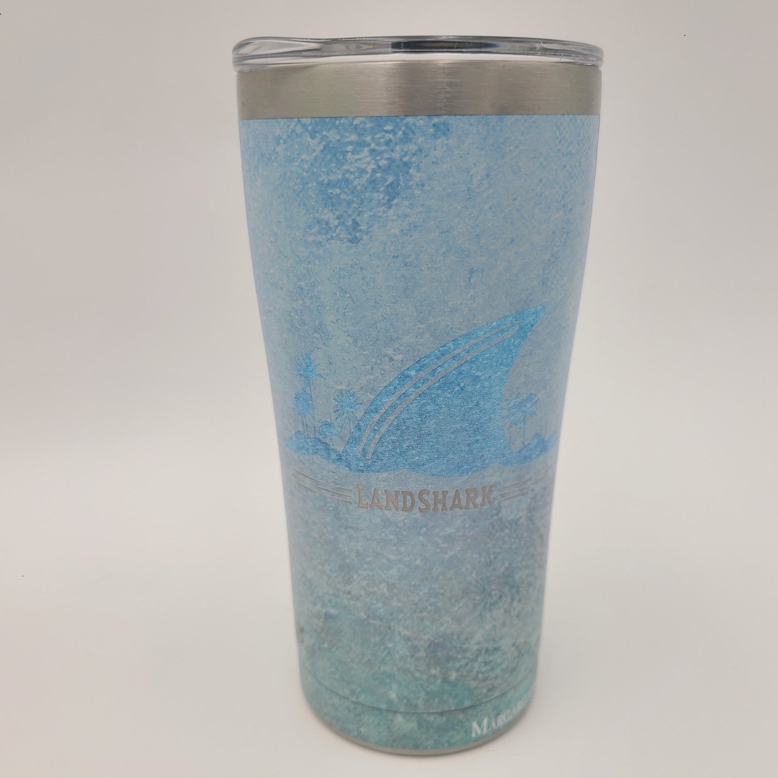 Tervis Margaritaville Landshark Tumbler 20oz Stainless Steel Let's Beach W/ Lid