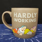 Disney Seven Dwarfs Working Hard Hardly Working Snow White Ceramic Coffee Mug