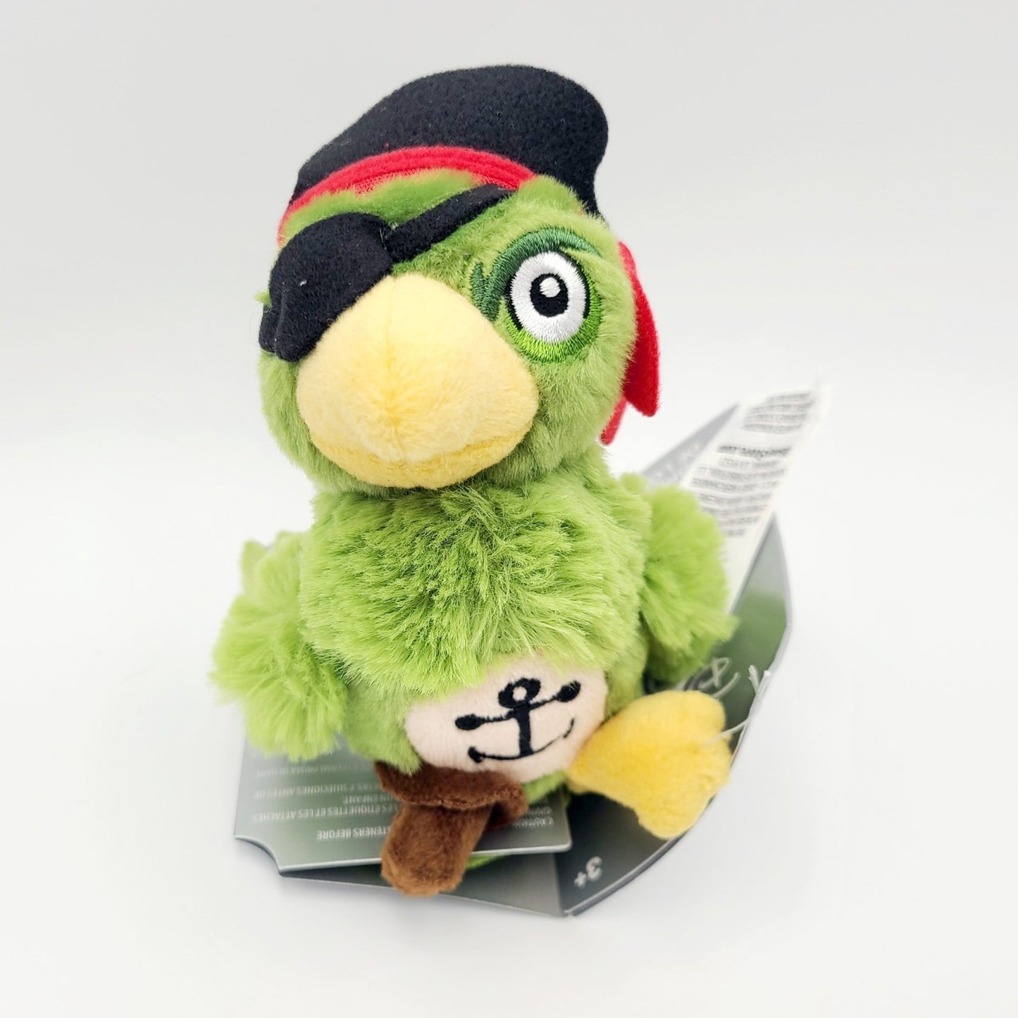Disney Parks Pirates of the Caribbean Pirate Parrot Magnetic Shoulder Plush NEW