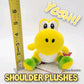Epic Universal Studio Super Nintendo World YELLOW Yoshi 5" Shoulder Magnet Plush