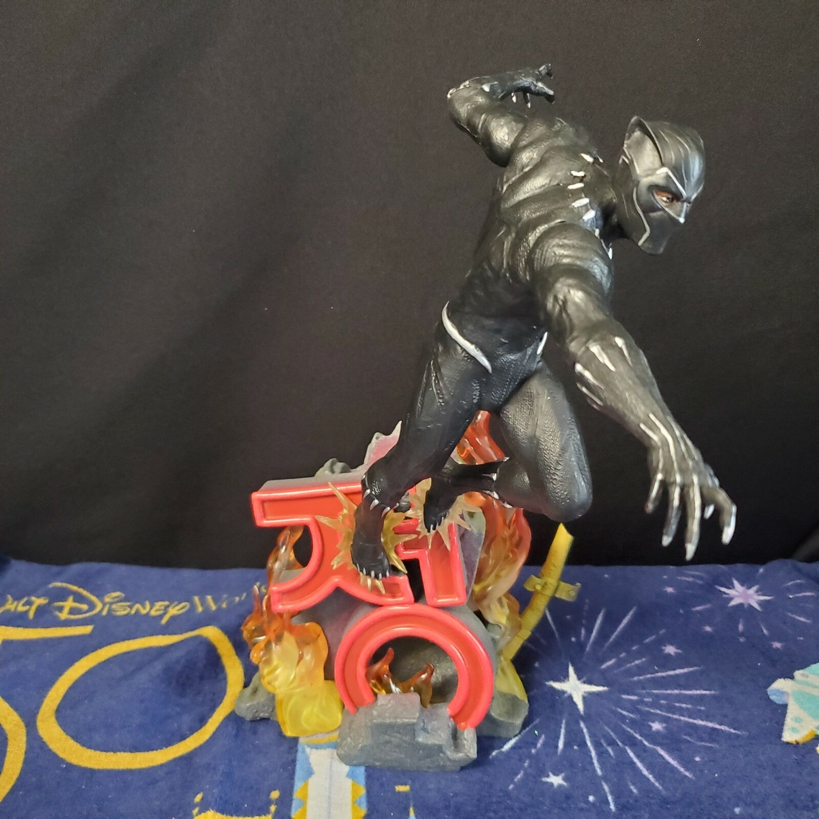 Disney Parks Marvel Black Panther 14" Figure Statue Diamond Select Toys Resin LE
