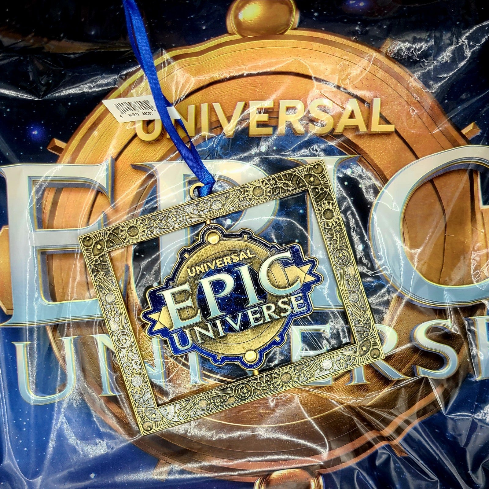 EPIC Universe Emblem Logo Spinner Metal Ornament Universal Studios Orlando Spin