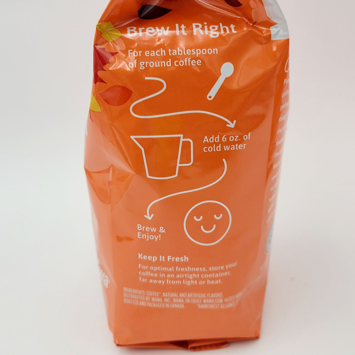 *1 Bag* Wawa 2026 Pumpkin Spice Ground Coffee 12 Oz Fall Halloween Limited Ed