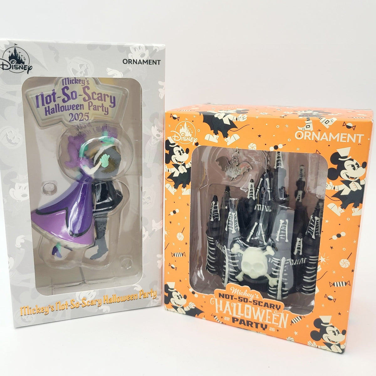 2025 & 2026 Ornament Set Disney Parks Mickey’s Not So Scary Halloween Party GITD