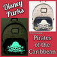 NEW Disney Parks Pirates of the Caribbean GITD Loungefly Mini Backpack Glow Dark