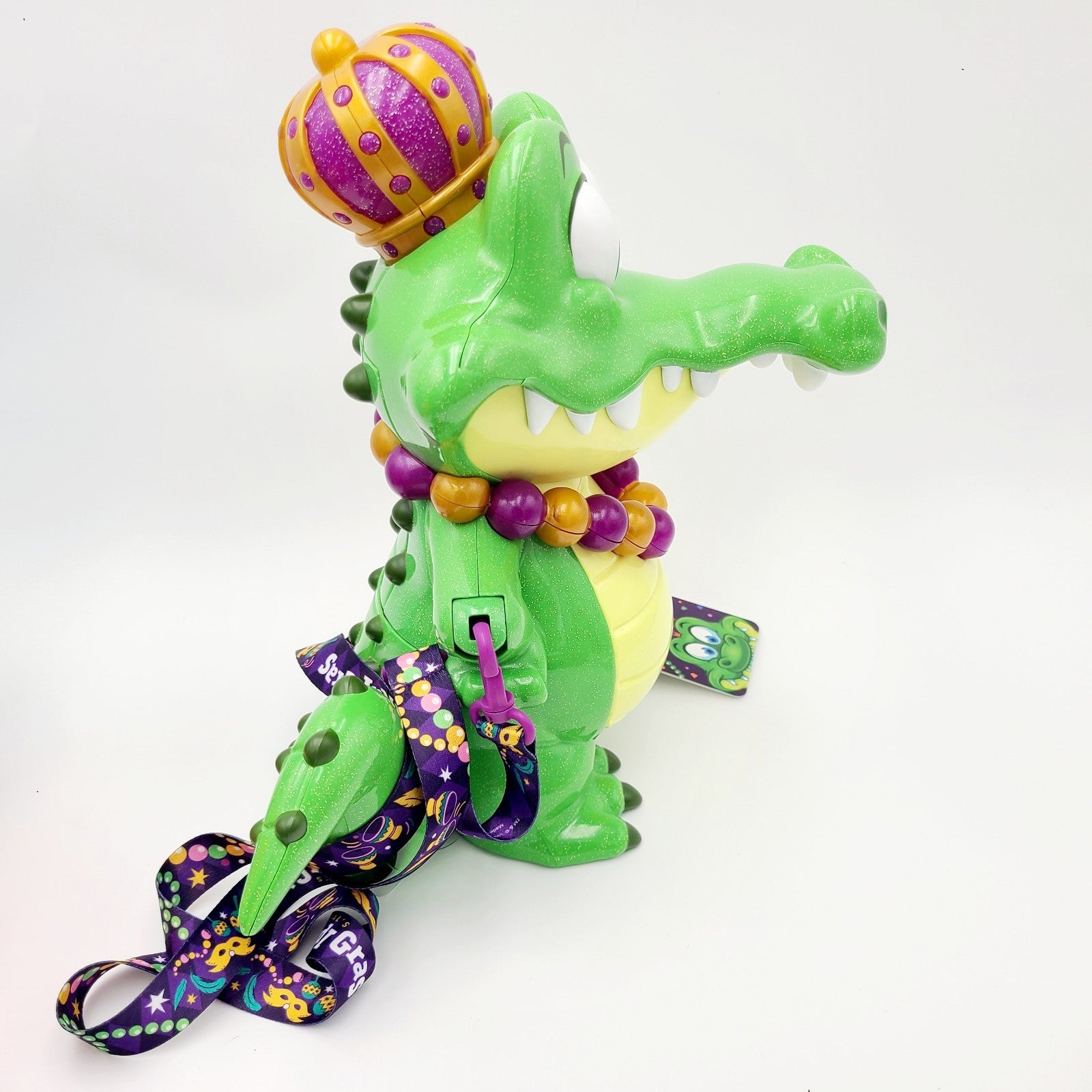 *Popcorn Bucket* Universal Studios Mardi Gras 2025 King Gator Light Up Orlando