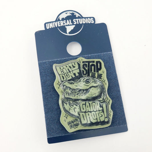 *Pin* 2026 Universal Studio Mardi Gras King Gator Drops Party Don't Stop Orlando