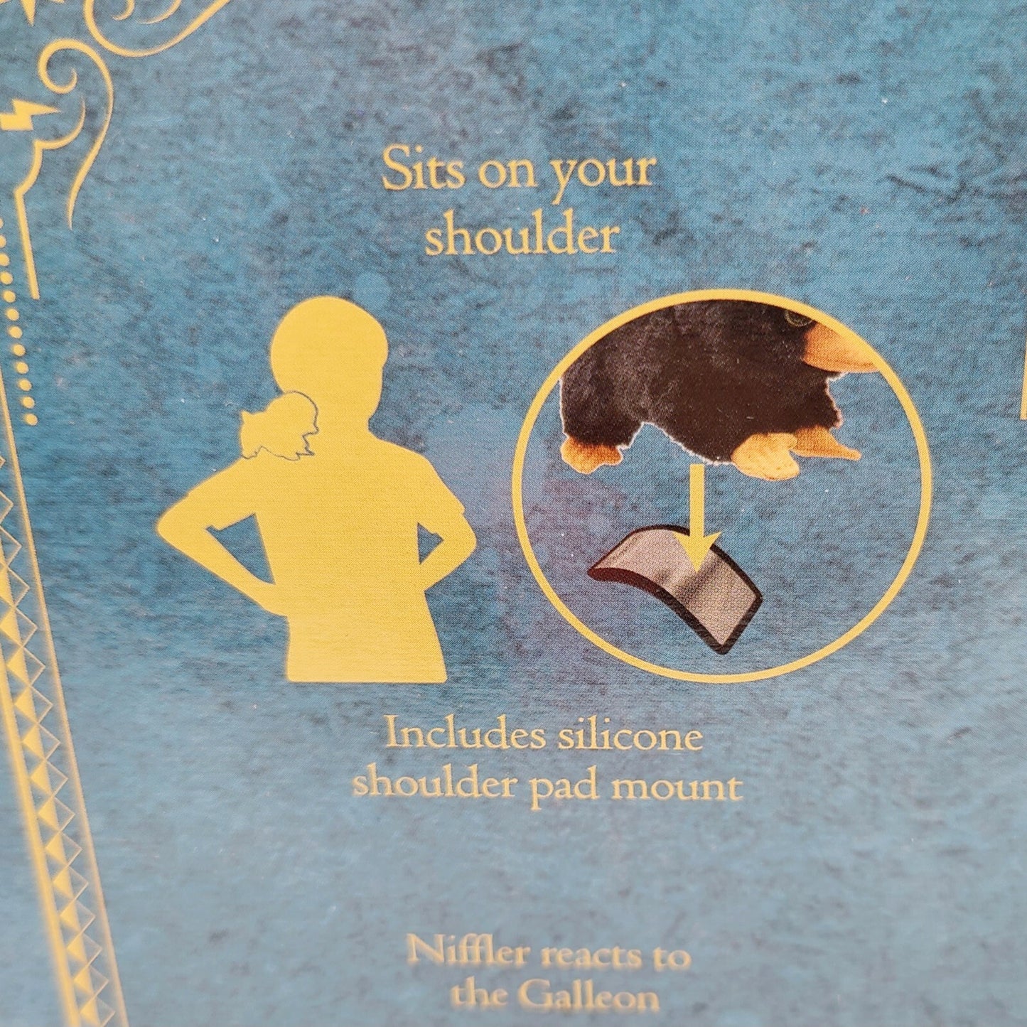 NEW Universal Studios Harry Potter Baby Niffler Shoulder Plush Sound & Movement