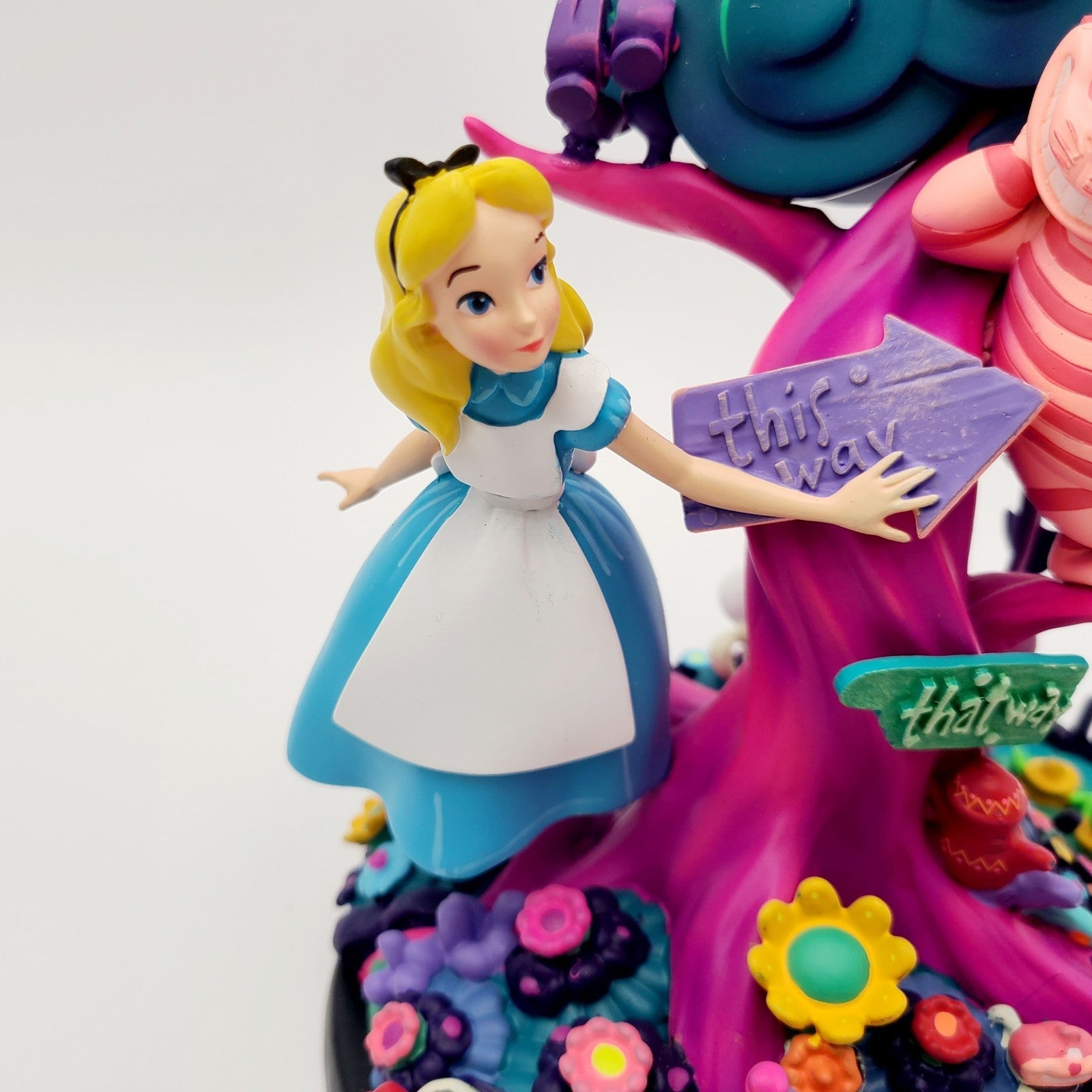 NEW Walt Disney World Parks Alice in Wonderland Glow-in-the-Dark Figurine Figure