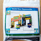 Wendy’s Squareville Heroes Grocery & Police Station Kids Meal Toy NIP NEW Wendys