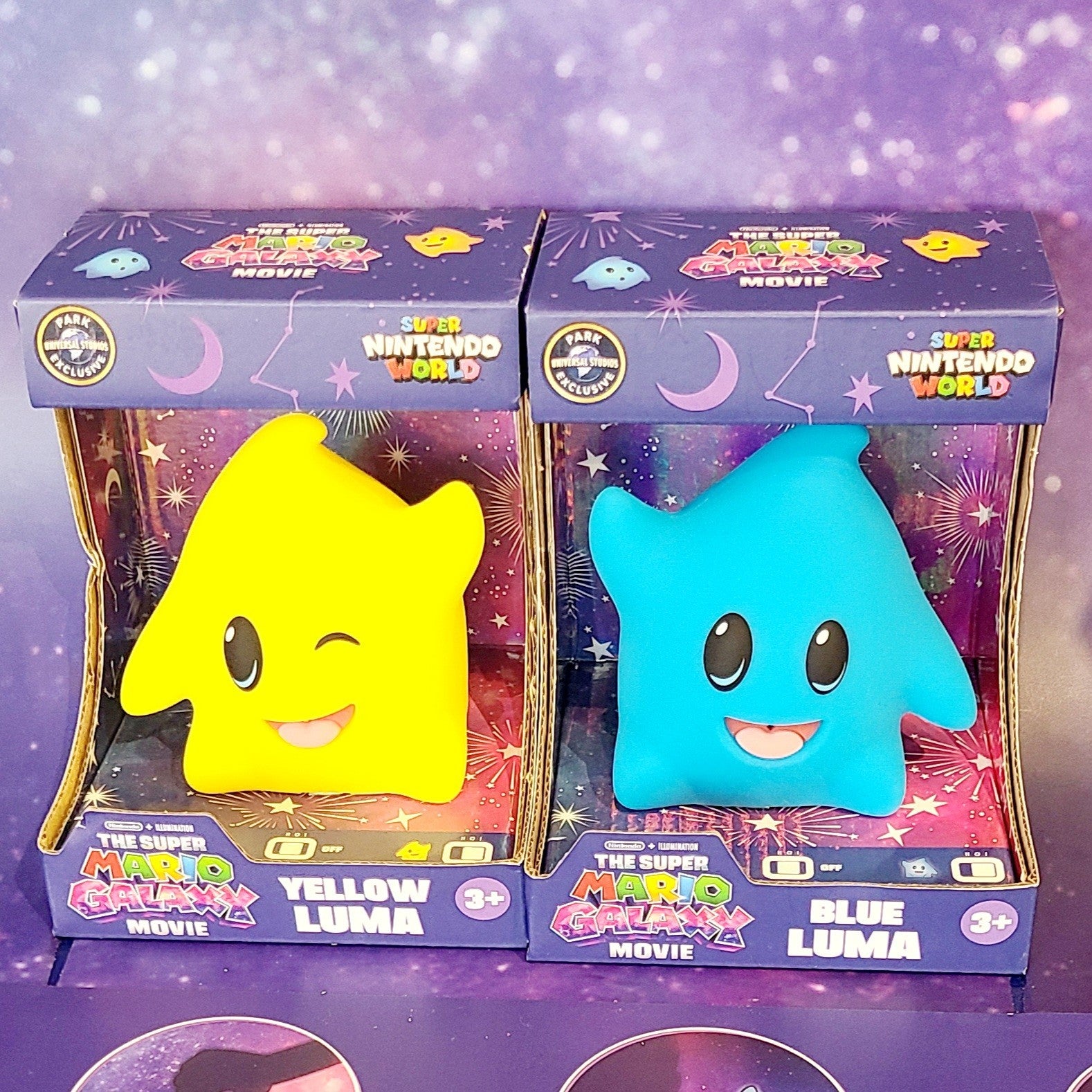 *Set Of 2* Universal Epic Universe Nintendo World Mario Galaxy Luma Shoulder Pal