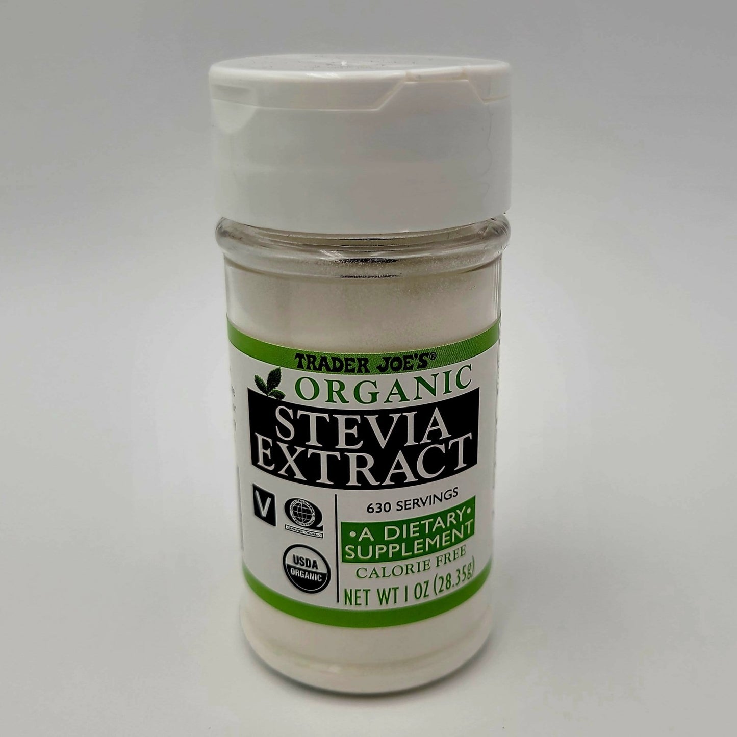 *2 Pack* Trader Joe's Organic Stevia Extract Calorie Free Dietary Supplement NEW