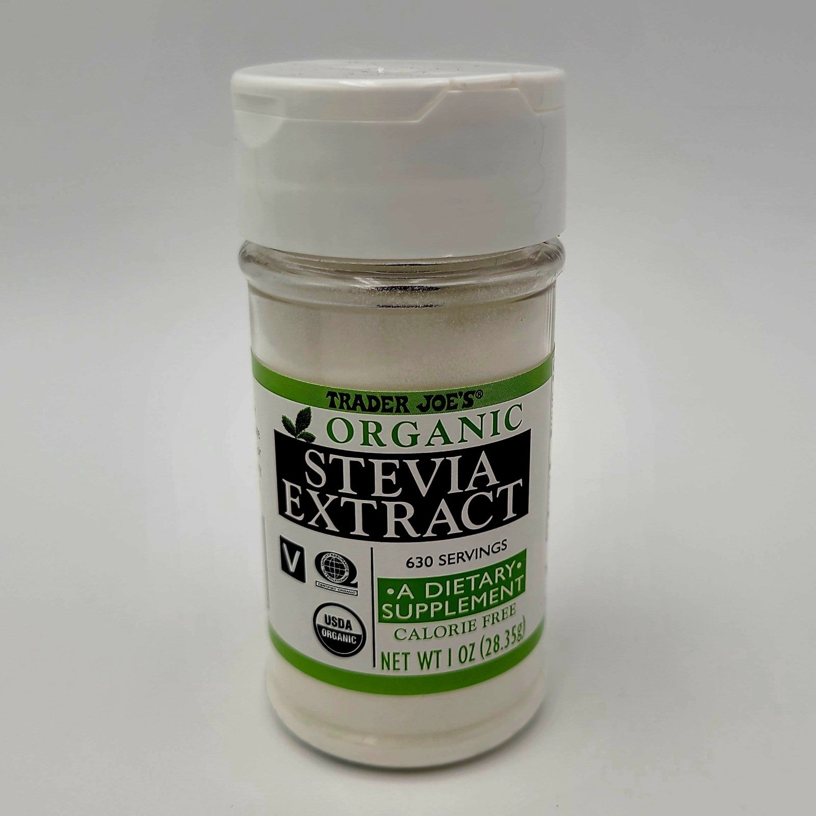 *2 Pack* Trader Joe's Organic Stevia Extract Calorie Free Dietary Supplement NEW