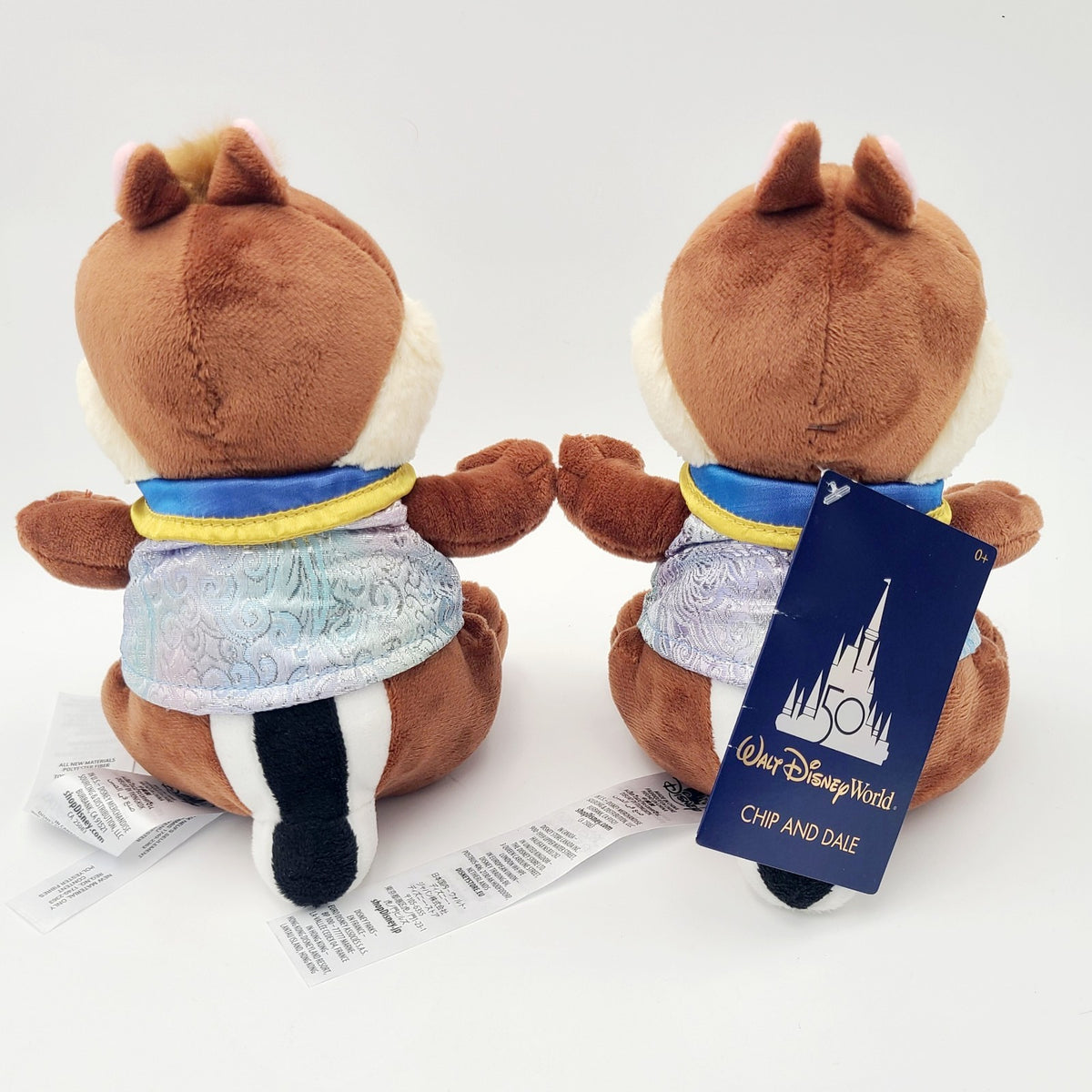 *5 Plush Set* Walt Disney World 50th Anniversary Toy Mickey Goofy Chip Dale 50