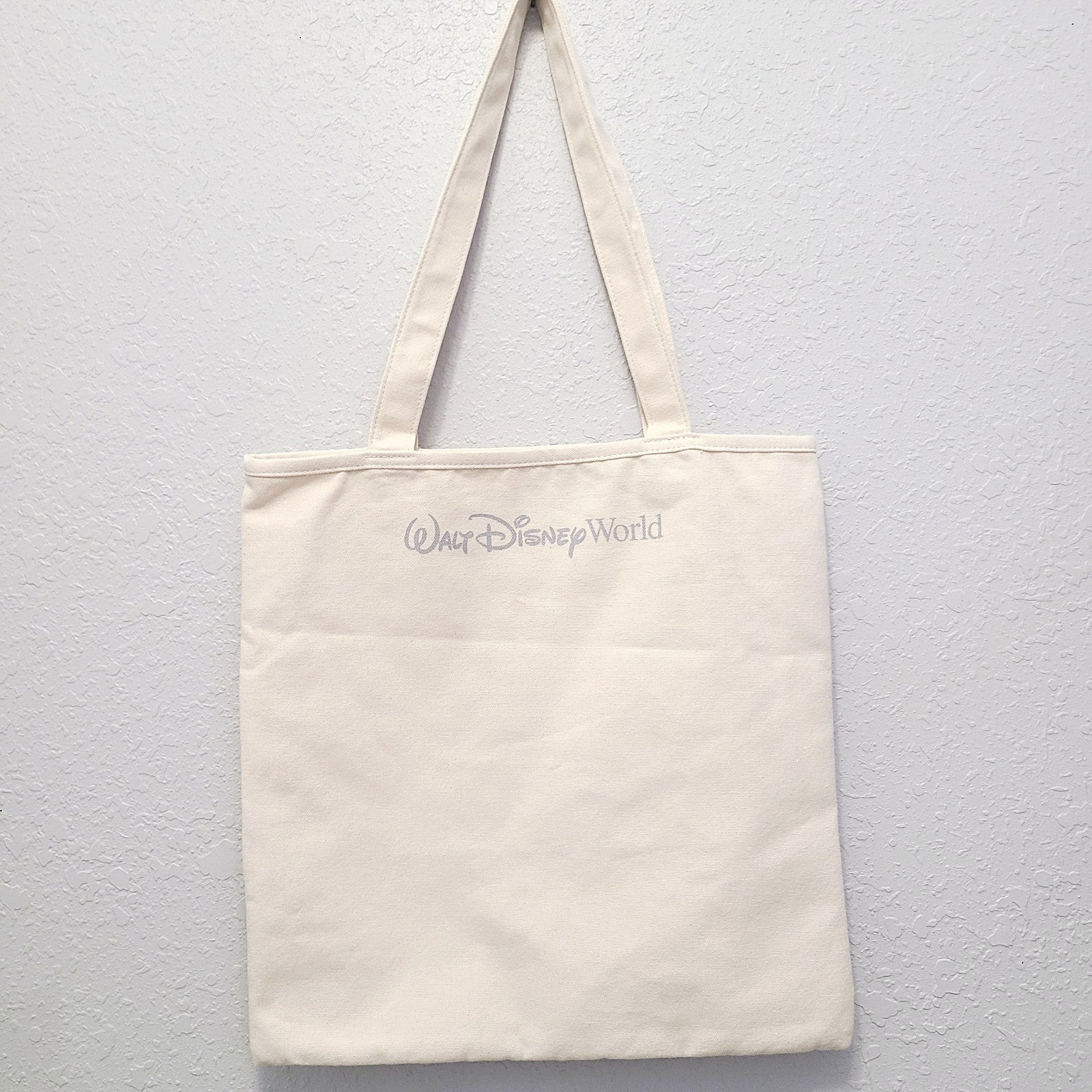 2026 Walt Disney World Parks WDW Pink Cinderella Castle Canvas Tote Inner Zipper