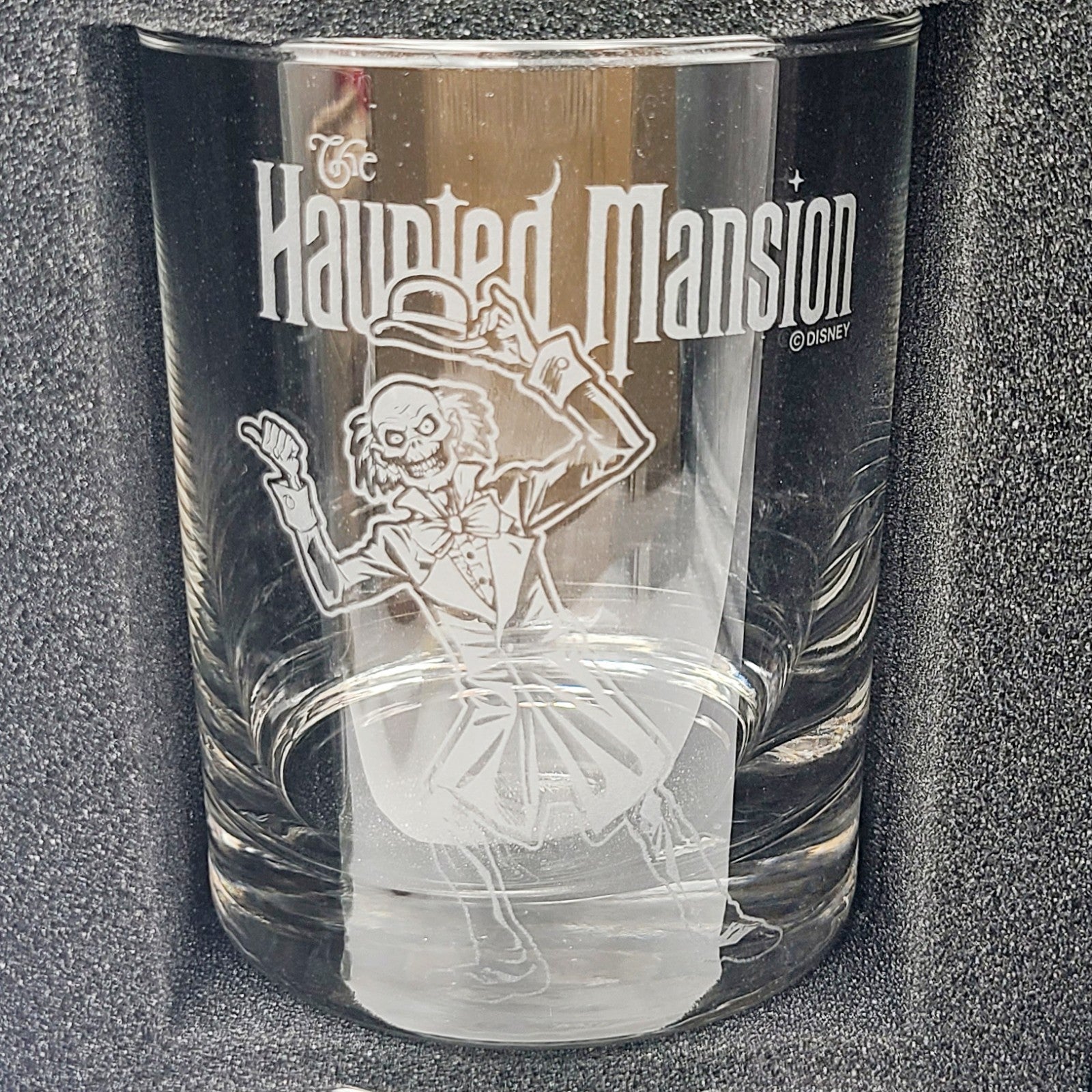 Disney Parks Arribas Haunted Mansion Hitchhiking Ghosts Limited Edition Glasses