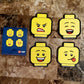 *LEGO, Rubber Coasters* VIP Exclusive Limited Edition Festive Drink Four (4) NEW