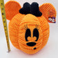 *Mickey & Minnie Plush Pillow Set* 2026 Disney Mouse Head Pumpkin Halloween NEW