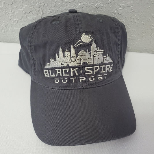 NEW Disney Parks Star Wars Galaxy’s Edge Black Spire Outpost Logo Ball Hat